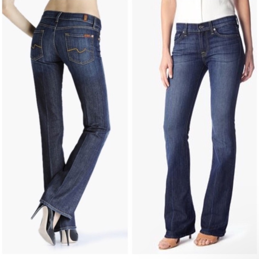7 for All Mankind Long Bootcut Jeans